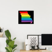 Poster fierté du missouri. (Bureau à domicile)