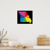 Poster fierté du missouri. (Cuisine)