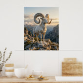 Poster Fierté du mont Ram en marbre (Cuisine)