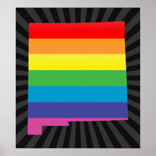 Poster fierté du nouveau-mexique.