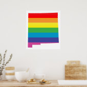 Poster fierté du nouveau-mexique. (Cuisine)