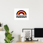Poster Fierté en latex (Bureau à domicile)