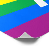 Poster Fierté et activisme Lambda LGBT (Coin)