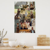 Poster Fierté et préjugé Collage (Cuisine)