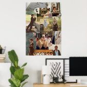 Poster Fierté et préjugé Collage (Bureau à domicile)