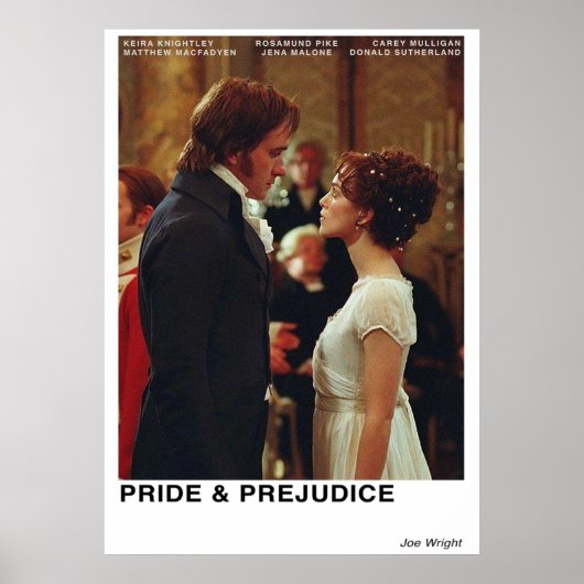 Poster Fierté et préjugés 2005 (Devant)