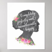Poster Fierté et préjugés Elizabeth Bennet Citation (Devant)