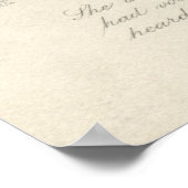 Poster Fierté et préjugés Jane Austen (Coin)