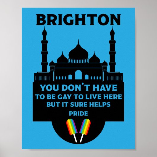 Poster Fierté gay de Brighton (Devant)