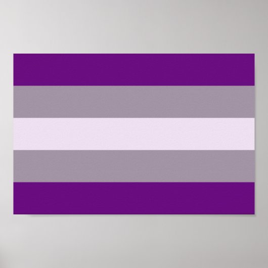 Poster Fierté grise sexuelle (Devant)