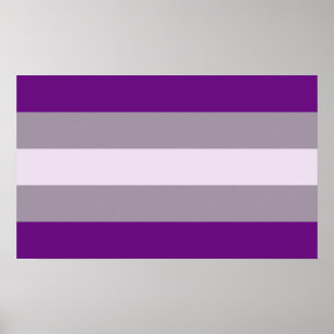 Poster Fierté grise sexuelle