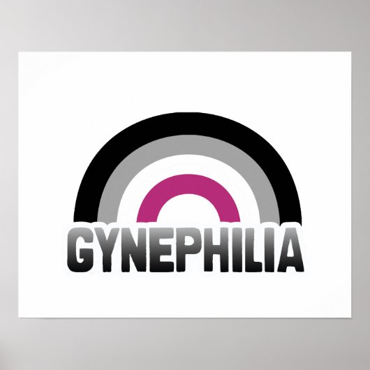 Poster Fierté gynéphile (Devant)