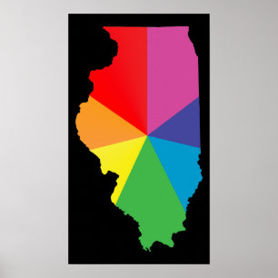 Poster fierté illinoise.