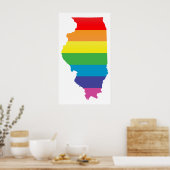 Poster fierté illinoise. (Cuisine)