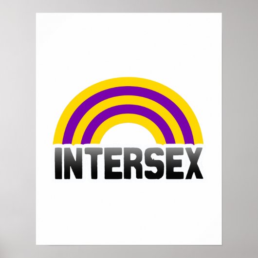 Poster Fierté intersexe (Devant)