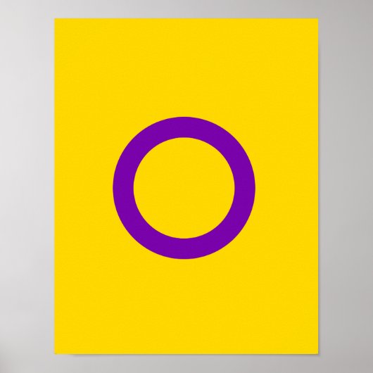 POSTER FIERTE INTERSEXUÉE (Devant)