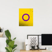POSTER FIERTE INTERSEXUÉE (Bureau à domicile)