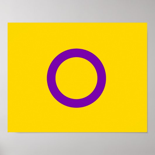 POSTER FIERTE INTERSEXUÉE (Devant)