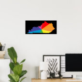 Poster fierté kentucky. (Bureau à domicile)