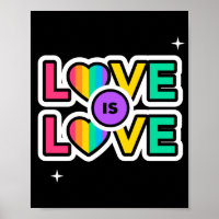 Fierté. L'amour est l'amour. Couleurs gaies Rainbo