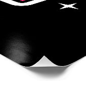 Poster Fierté. L'amour est l'amour. Couleurs gaies Rainbo (Coin)