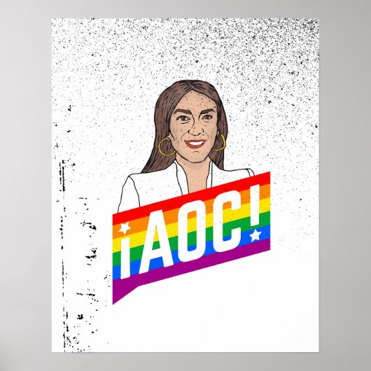 Poster Fierté LGBT AOC (Devant)