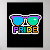 Poster Fierté. LGBT+Pride. Arc en ciel. (Devant)