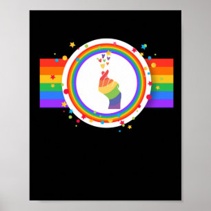 Poster Fierté - LGBT. Queer.