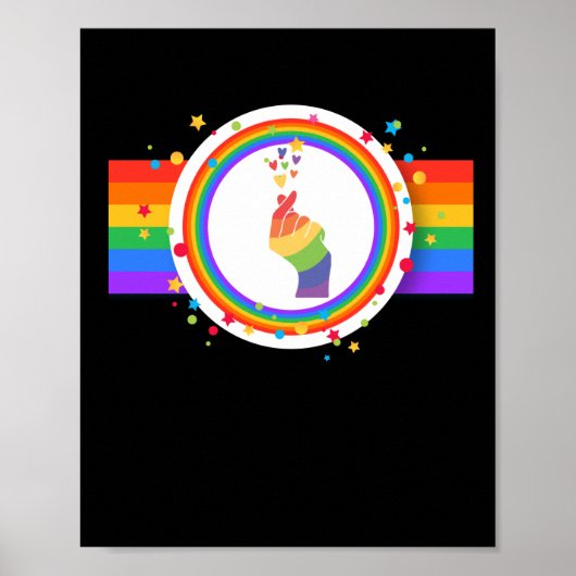 Poster Fierté - LGBT. Queer. (Devant)