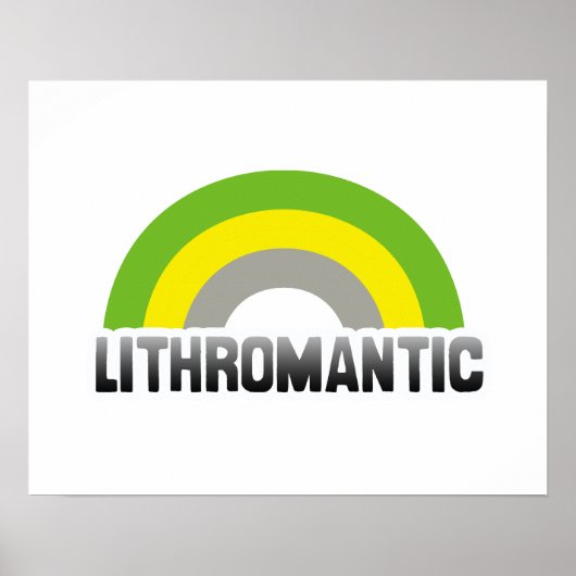 Poster Fierté lithromantique (Devant)