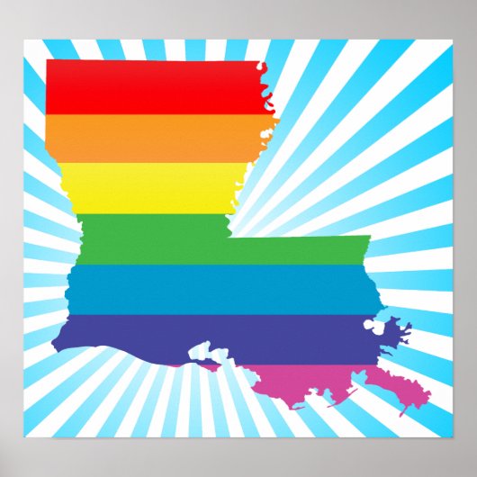Poster fierté louisiana. (Devant)