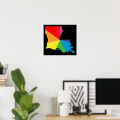 Poster fierté louisiana. (Bureau à domicile)