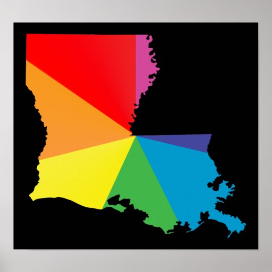 Poster fierté louisiana. (Devant)