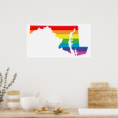 Poster fierté maryland. (Cuisine)