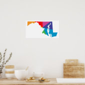 Poster fierté maryland. (Cuisine)