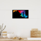 Poster fierté maryland. (Cuisine)