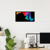 Poster fierté maryland. (Bureau à domicile)