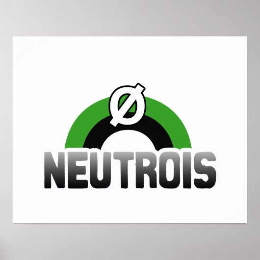 Poster Fierté Neutrois (Devant)