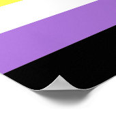 Poster Fierté non binaire (Coin)