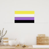 Poster Fierté non binaire (Cuisine)