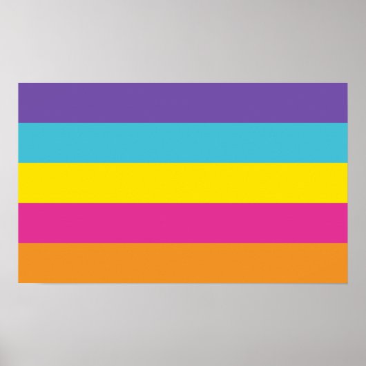 Poster Fierté non binaire de genre (Devant)