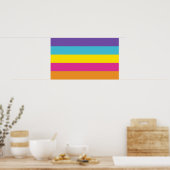 Poster Fierté non binaire de genre (Cuisine)