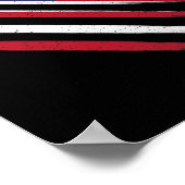 Poster Fierté Patriotique 4 Juillet Jet Usa Drapeau Améri (Coin)