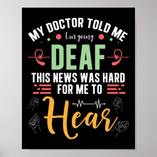 Poster Fierté Pour Moi D'Entendre La Langue Des Signes À 