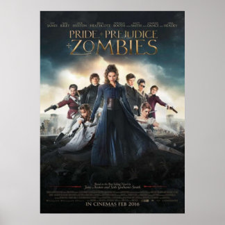 Poster Fierté, préjugés et zombies