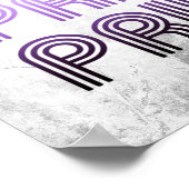 Poster Fierté Rétro Non Binaire (Coin)