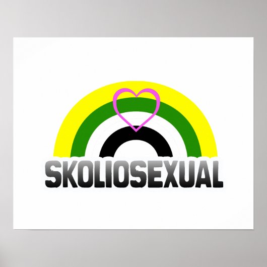 Poster Fierté skoliosexuelle (Devant)