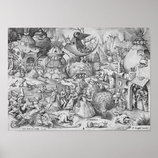 Poster Fierté (Superbia), Les Sept Péchés Mortels (Devant)