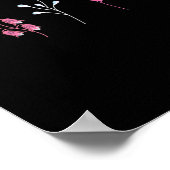 Poster Fierté transgenre florale, Fleur du drapeau transg (Coin)