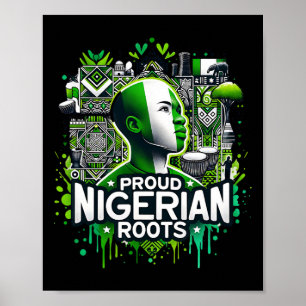 Poster Fiertes Racines Nigérianes Mois de l'Histoire des